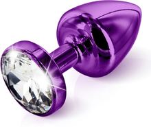 Diogol - Butt Plug Round Purple 35 mm