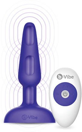 B-Vibe - Trio Remote Control Plug Purple