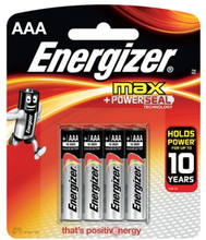 Energizer Max AAA batterier (4 stk)