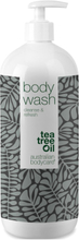 Body Wash With Tea Tree Oil For Clean Skin - 1000 Ml Beauty WOMEN Skin Care Body Shower Gel Nude Australian Bodycare*Betinget Tilbud