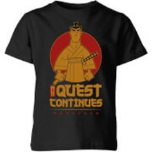 Samurai Jack My Quest Continues Kids' T-Shirt - Black - 3-4 Years