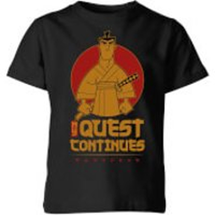 Samurai Jack My Quest Continues Kids' T-Shirt - Black - 7-8 Years