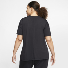 Nike Plus Size - Yoga Women's Short-Sleeve Top - Black