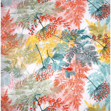 Blomstret tørklæde damer 90 x 90 cm polyester