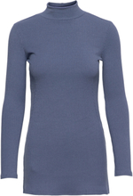 Mirta Tops T-shirts & Tops Long-sleeved Blue Mango