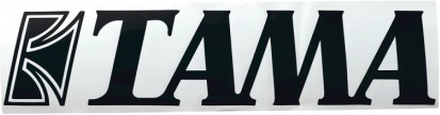 TAMA Logo Sticker - TLS70BK