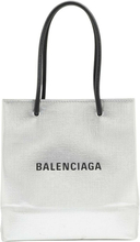 Balenciaga Gray/Black Leatherorth South Shopping Tote