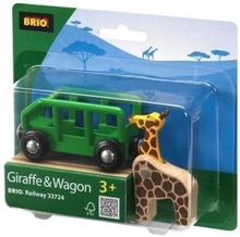 BRIO tog, Giraf og vogn - 33724