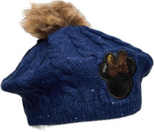 Cap Accessories Headwear Hats Beanies Marineblå Minnie Mouse*Betinget Tilbud