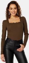 ONLY Alma L/S Top Chocolate Martini XL