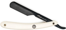 Parker Shaving PTWBA - White ABS Handle Push Type Black Blade Hol