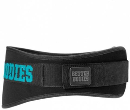 Better Bodies Womens Gym Belt, svart/blå treningsbelte