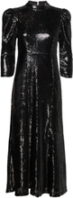 Slfmiley 3/4 Ankle Dress B Maxikjole Festkjole Black Selected Femme