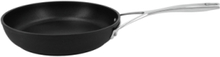 "Alu Pro 5, Stegepande 24 Cm Sølv-Sort Rund Alu Home Kitchen Pots & Pans Frying Pans Black DEMEYERE"