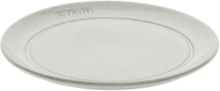 Platte Flad 15 Cm, White Truffle Home Tableware Plates Small Plates Grey STAUB