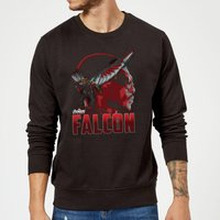 Avengers Falcon Sweatshirt - Black - L - Black