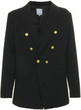 Blazer with gold buttons