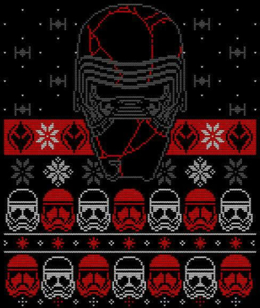 Star Wars Kylo Ren Ugly Holiday Women's Sweatshirt - Black - L