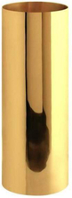 Vas cylinder i mässing 18 cm
