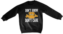 Garfield Don't Know - Don't Care Kids Sweatshirt, Sweatshirt