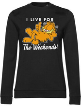 Garfield - Live For The Weekend Girly Sweatshirt, Sweatshirt