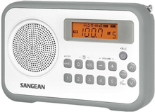 Sangean PR-D18 FM-radio med digital tuner Vit
