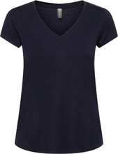 Cupoppy V-Neck T-Shirt T-shirts & Tops Short-sleeved Culture*Betinget Tilbud