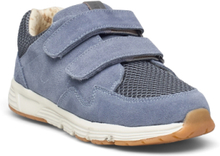 T Y Velcro Sneaker Lave Sneakers Blå Wheat*Betinget Tilbud