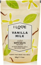 Vanilla Milk Scented Bath Salts 500 gr