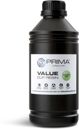 Prima PrimaCreator Value DLP / UV Resin 1000 ml Transp. grøn