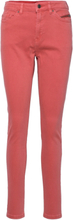 Stretch Trousers With Zip Detail Bottoms Jeans Slim Pink Esprit Casual