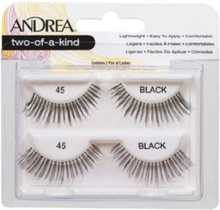 Andrea Two-Of-A-Kind Lashes Black 45 2 stk.