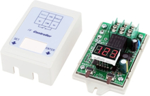 12V 24V DC LED-Anzeige digitale Spannung Meter Test Control Timer Zeit Verzögerung Switch Relaismodul mit Etui