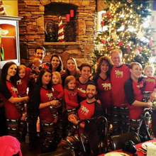 Männer Weihnachten Familie Look Pyjamas Rentier Familie Passenden Outfit Vater Mutter Kinder Baby T-Shirt Hosen Set Rot