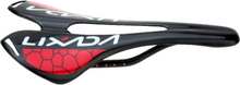 Lixada schwarz glänzend Full Carbon Fiber Super Lightweight MTB Mountain-Bike-Rennrad Radfahren hohlen Sattel Fahrradsitz 275 * 143mm 120g