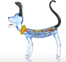 Tooarts Long Ear Dog Geschenk Glas Ornament Tierfigur Handblown Home Decor