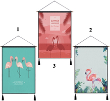 Flamingo Tapisserie Wandkunst Tapisserien Tropical Home Dekorative Tür Vorhang Wohnzimmer Bettdecke Blatt Tischtuch Hängen Decke Teppich 1 #