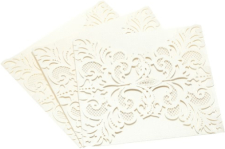 20Stk romantische Hochzeit Einladungskarte feinen geschnitzten Muster
