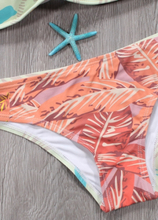Sexy Frauen Bikini Set Spaghetti Strap Kontrast Farbe Bandage Cross Lacing Gepolsterte Wireless Badeanzüge Gelb