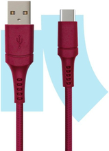 Nomadelic USB-A till USB-C 1.5 m Röd