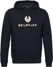 Belstaff Signature Hoodie Black / Off White Hettegenser Genser Marineblå Belstaff*Betinget Tilbud