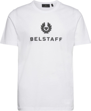 Belstaff Signature T-Shirt Black T-shirts Short-sleeved Hvit Belstaff*Betinget Tilbud