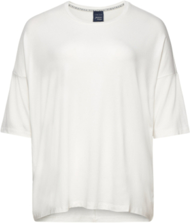 Vilma T-shirts & Tops Short-sleeved Hvit Persona By Marina Rinaldi*Betinget Tilbud
