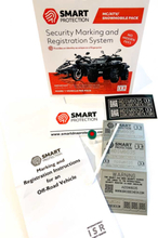 Stöldskyddsmärkning Smart Protection ISR till Moped, MC, ATV och skoter