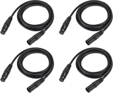 Tomshine 4PCS Signal Kabel Draht 3 Pin XLR Connection Connector
