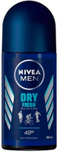 Nivea Men - Deodorant Roll On - 50 ml - Dry Fresh - 48 Timer