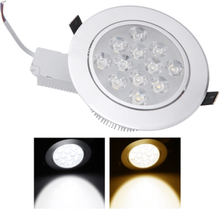 12 * 1W LED vertiefte Decken-unten Licht Lampe Spotlight Indoor Home Wohnzimmer Dekoration Beleuchtung mit Fahrer AC85-265V