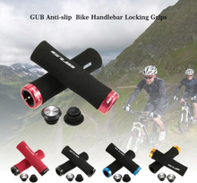 GUB 1 Paar Anti-Rutsch-Cushioned Bike MTB Lenker Locking Grips-Fahrrad Lenker Lenkergriffe mit Endstopfen Kappen für Bikes Folding MTB