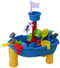 knorr® toys Sand- og vandbord Piratskib