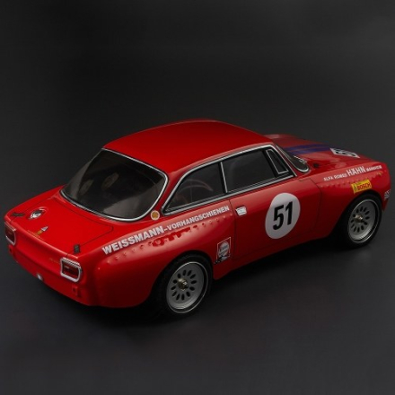 KillerBody 48251 257mm Alfa Romeo 2000 GTAm Finished Karosserie Rot Rahmen für 1/10 Elektro Touring RC Drift Rennwagen DIY